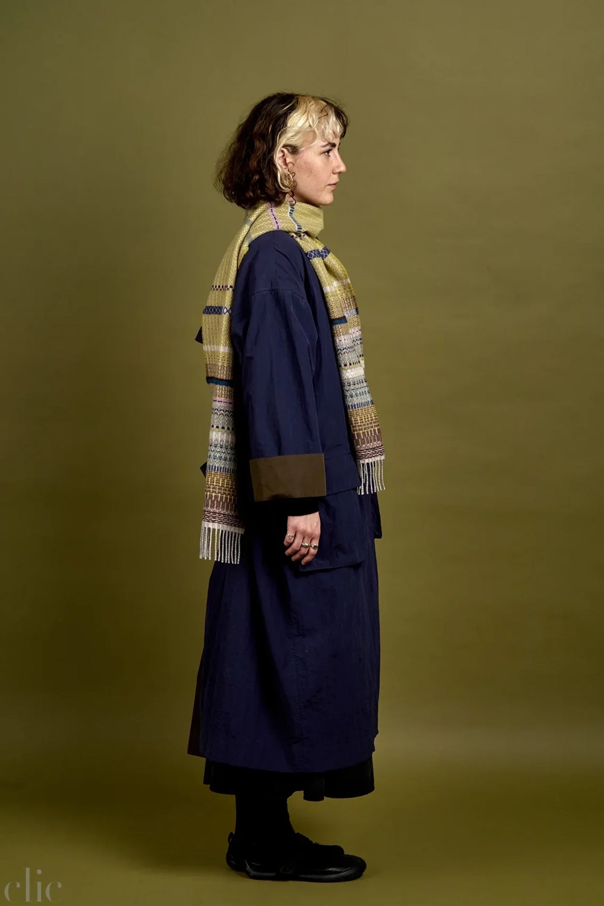 Noah Scarf in Wheat, from Wallace Sewell