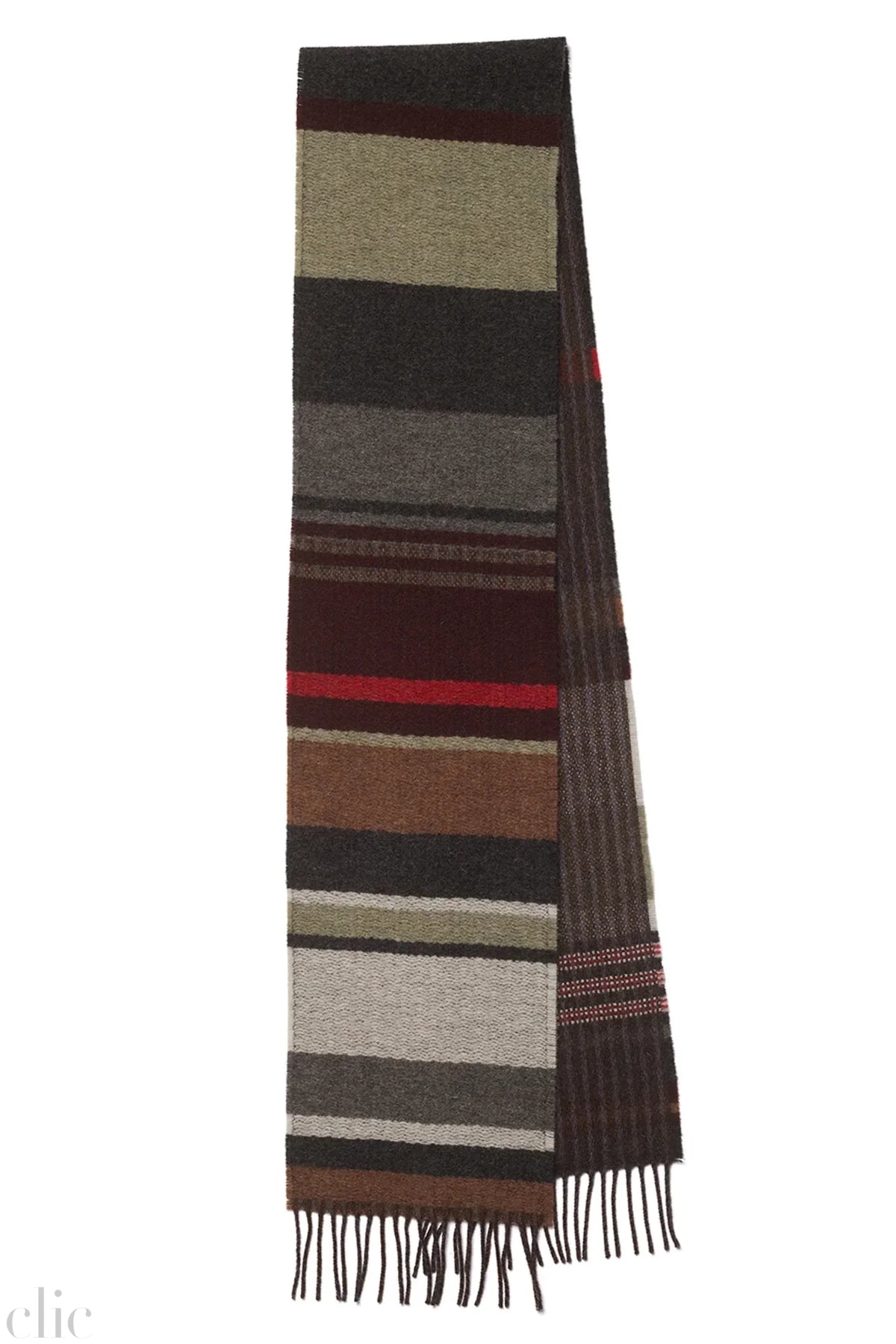 Angus Scarf in Peppercorn, from Wallace Sewell