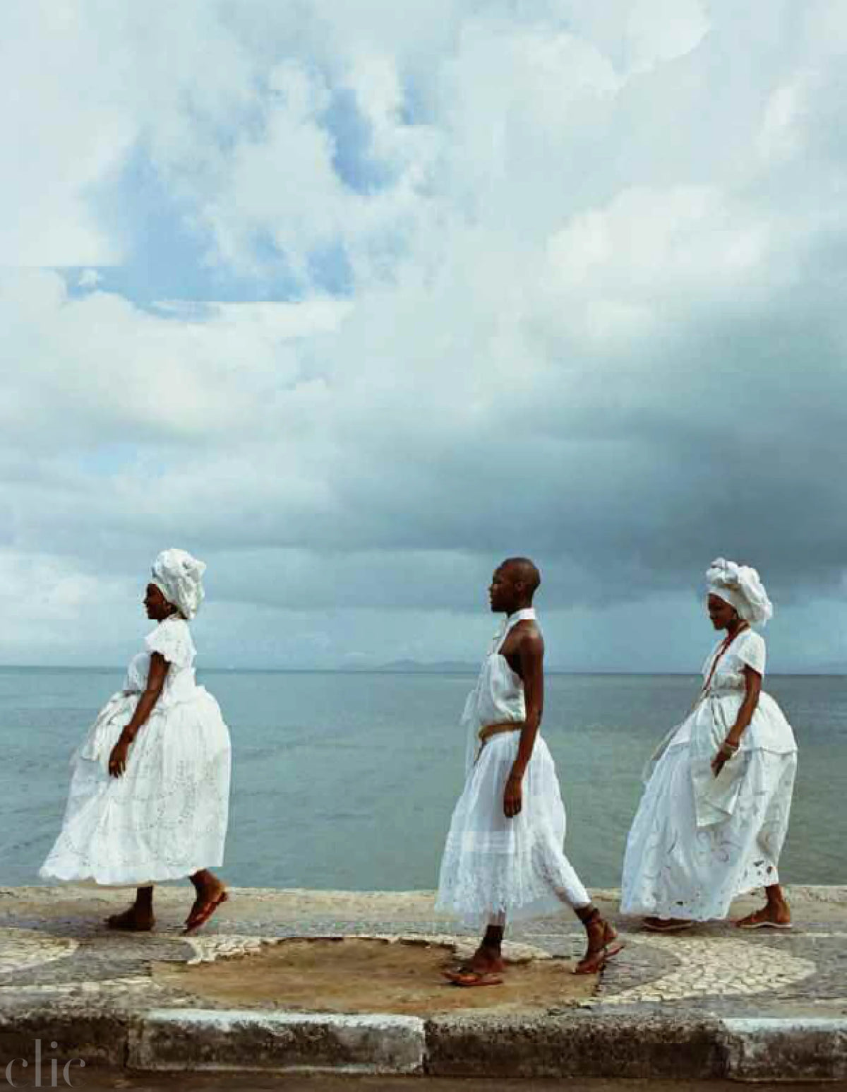 Bahianas Walking by Anne Menke