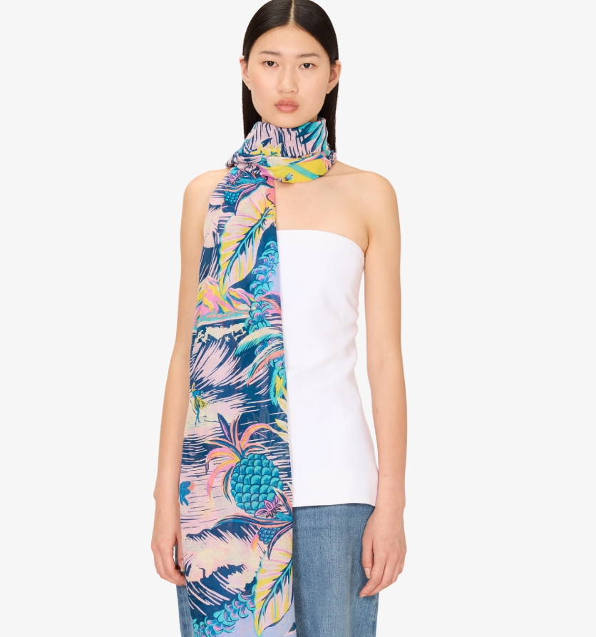 Scarf 100 Hawaii in Pastel, from Inoui Editions