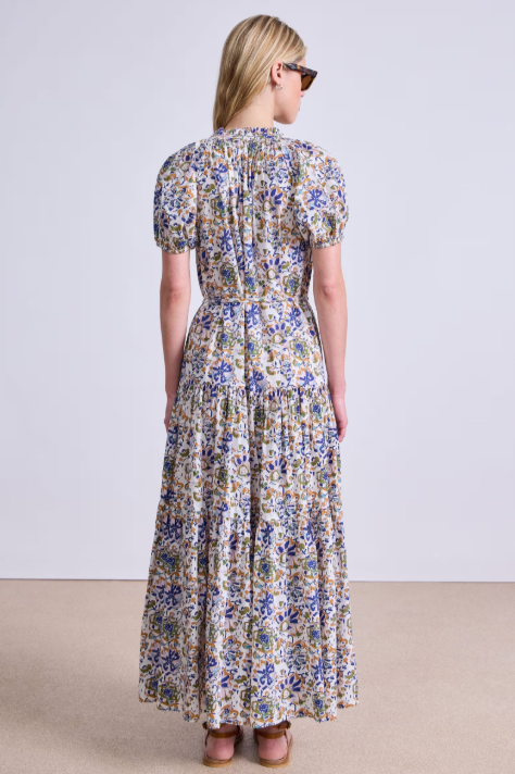 Mazza Maxi in Batik Floral Cream, from Apiece Apart