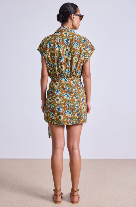 San Vito Sarong in Batik Floral Bronze, from Apiece Apart