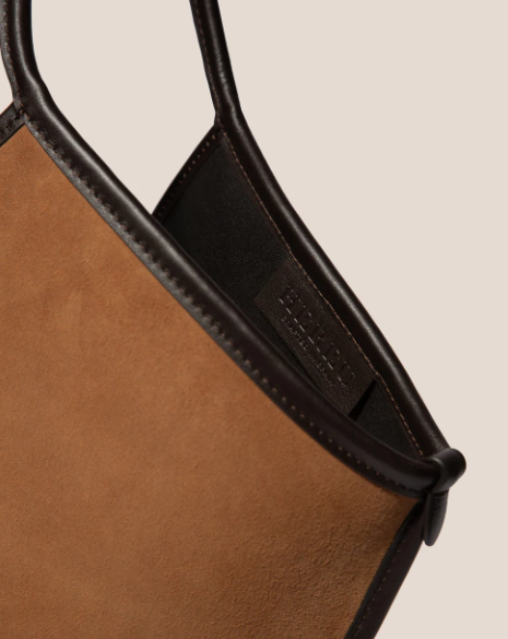 Calella Suede in Tan & Dark Brown, from Hereu