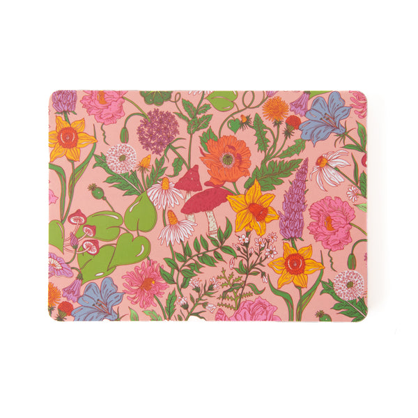 Set of 4 Placemats in Bloom, from Wear the Walls