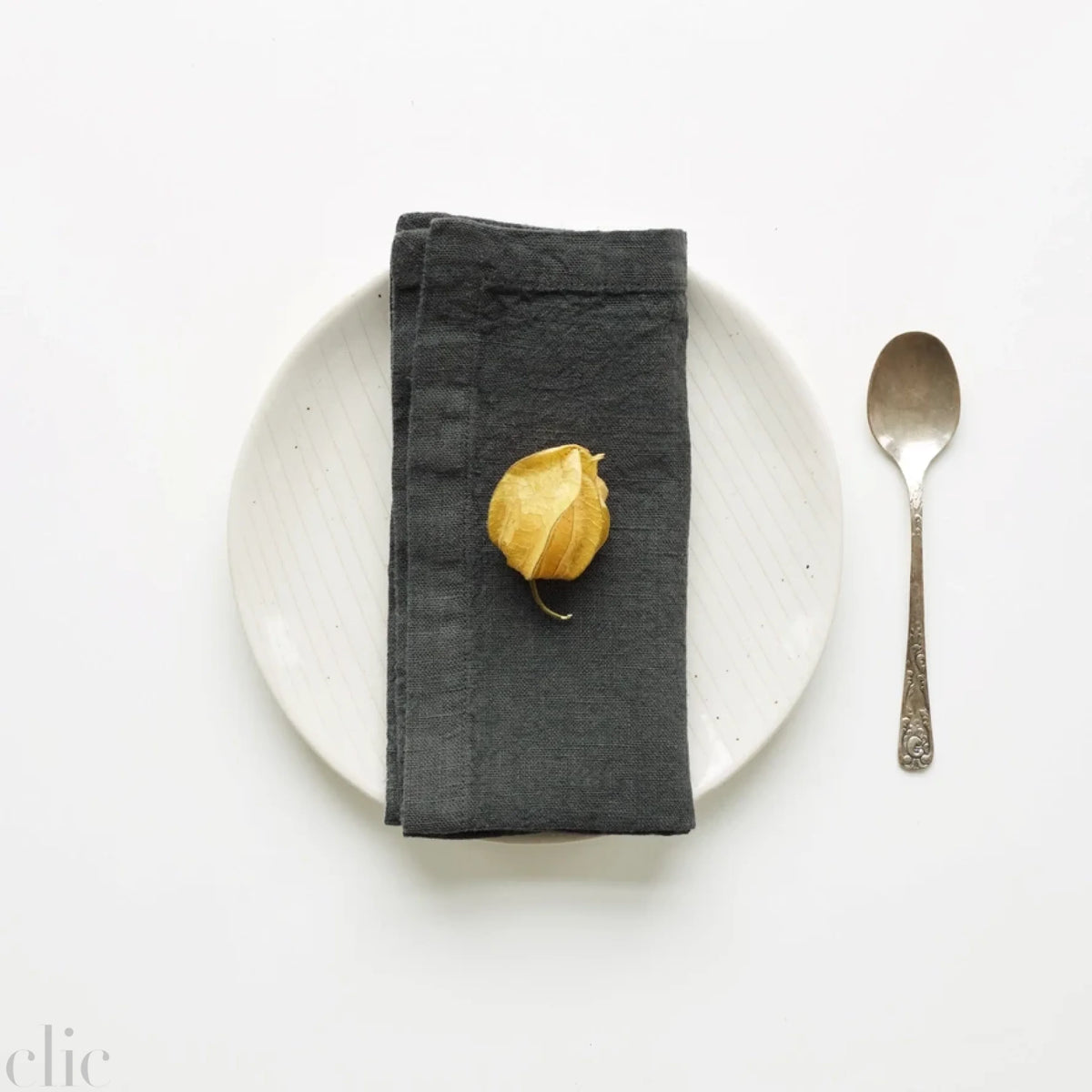 Set of 2 Linen Napkins 20x20 in Forest Green, from Linen Tales