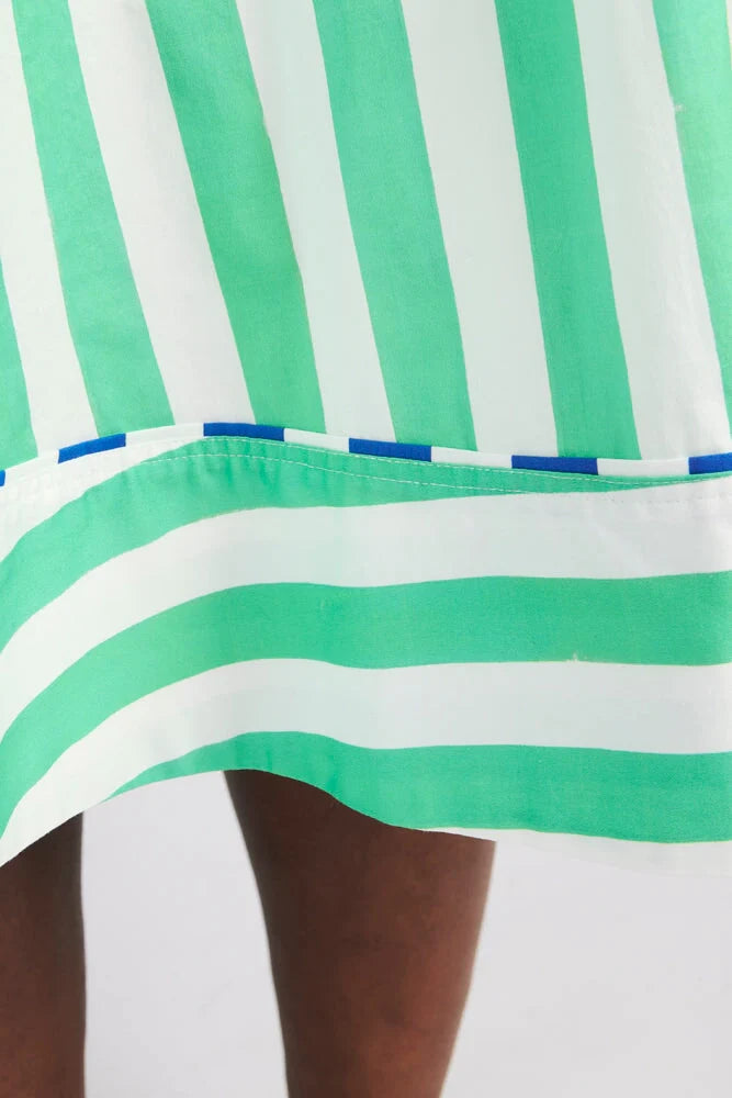 Harper Dress in Green Painted Over, from Rachel Antonolf