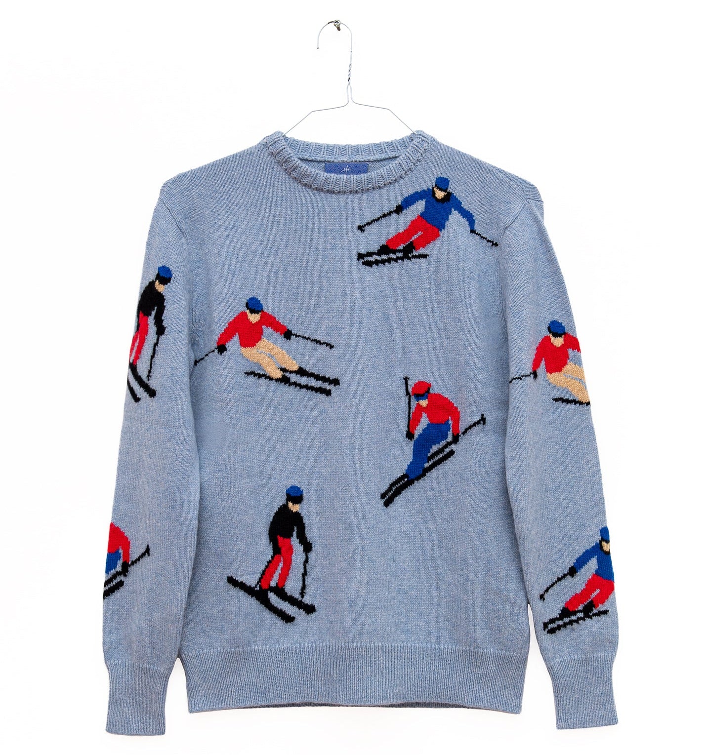 Ski Crew Sweater in Blue, from Harden