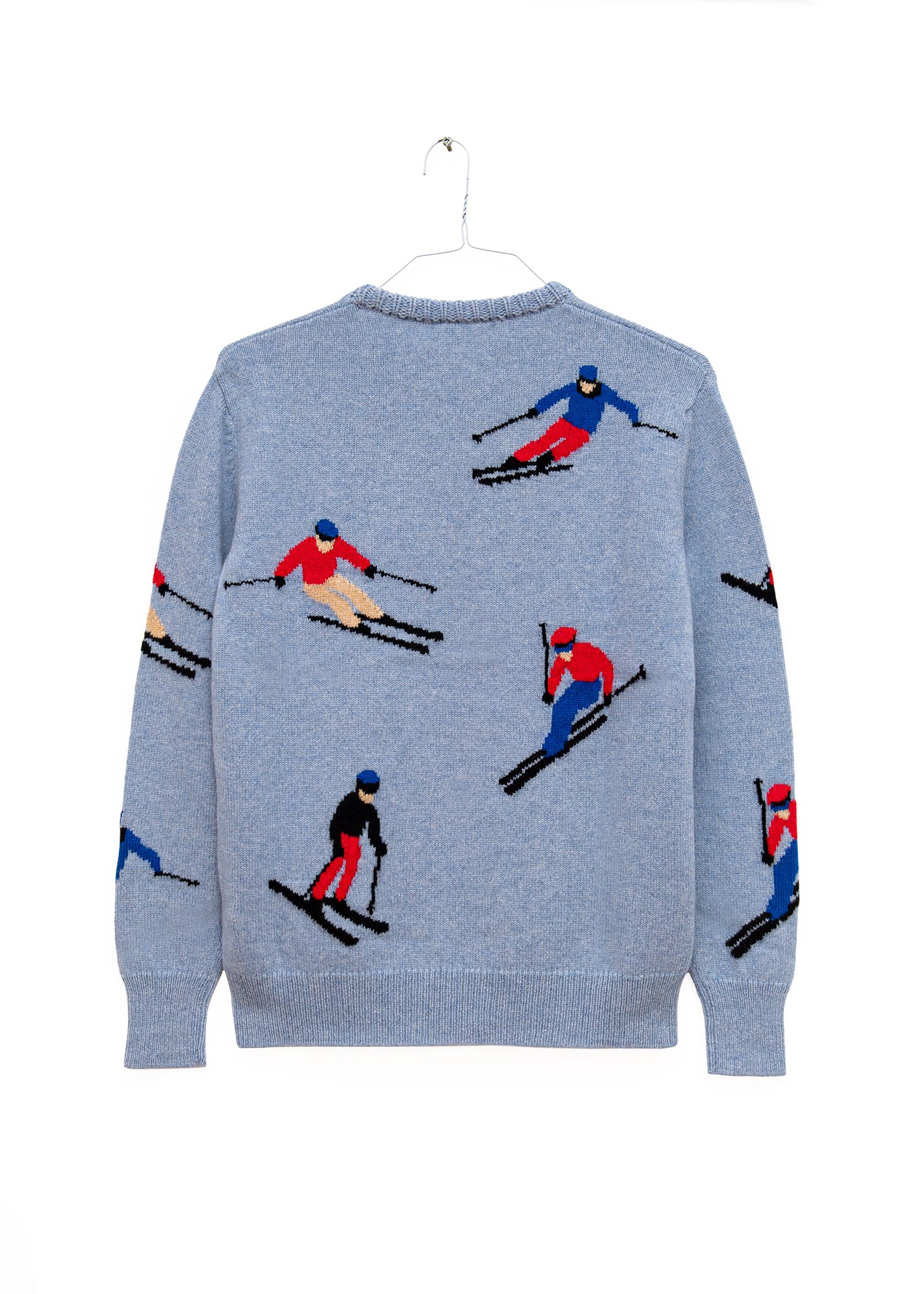 Ski Crew Sweater in Blue, from Harden