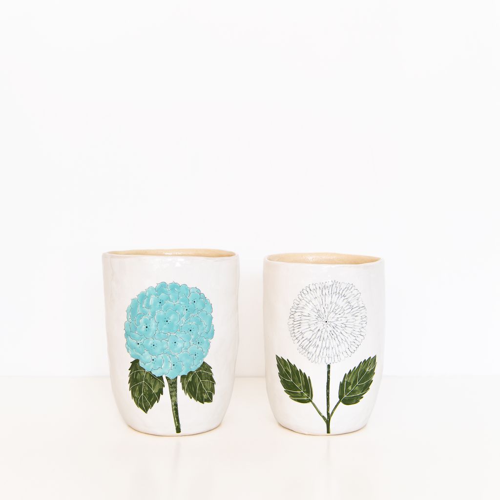 Small Flower Vase in White, from Gemma Orkin