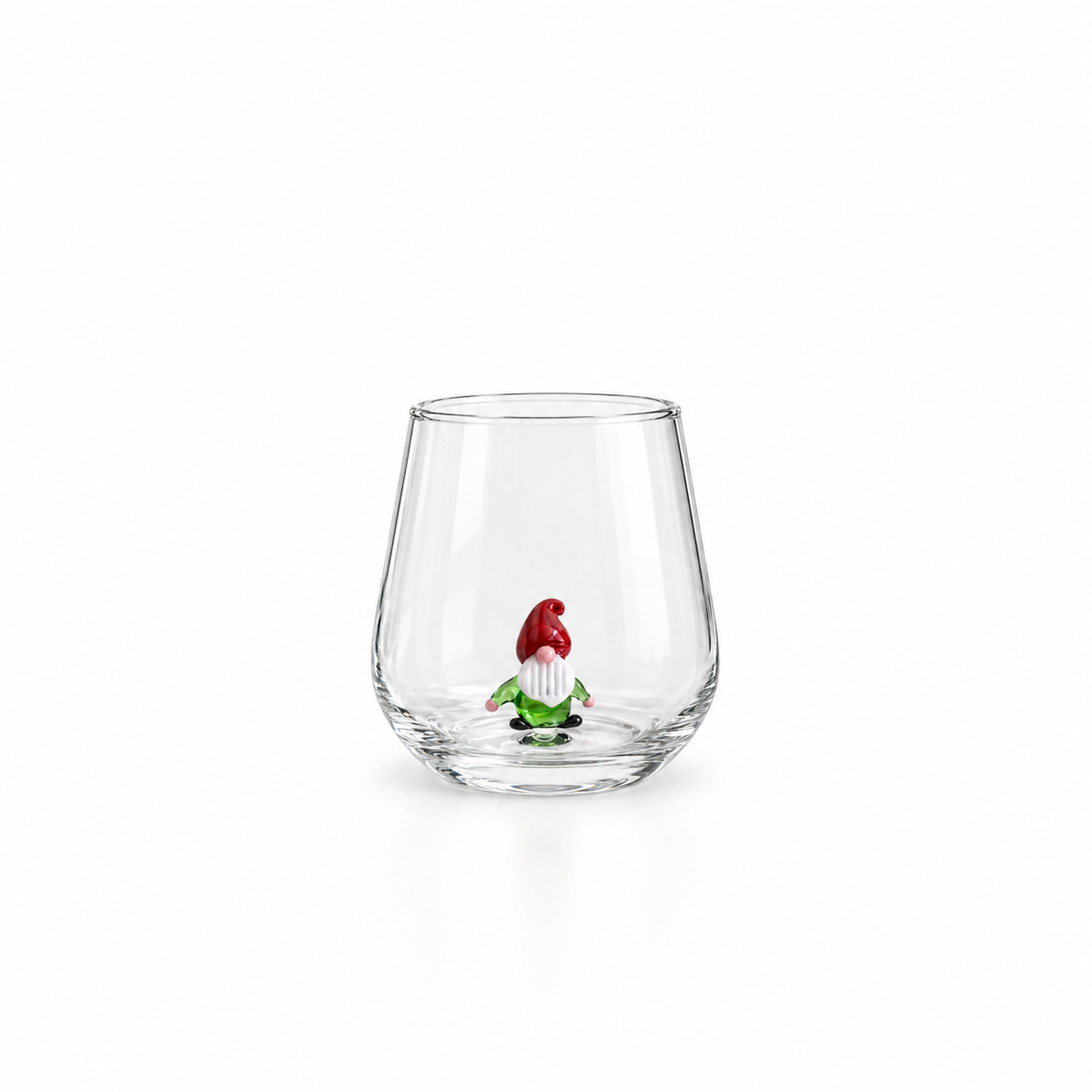 Christmas Gnome Drinking Glass