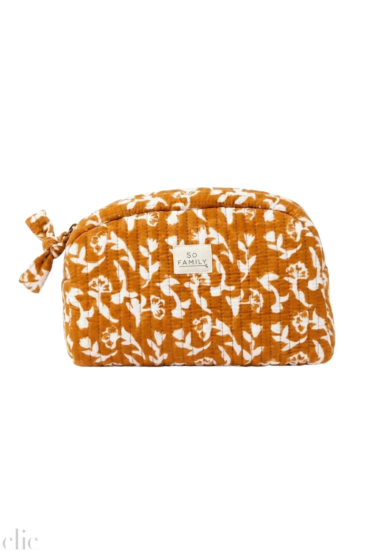 Mumbai Toiletry Bag in Saffron, from So Family