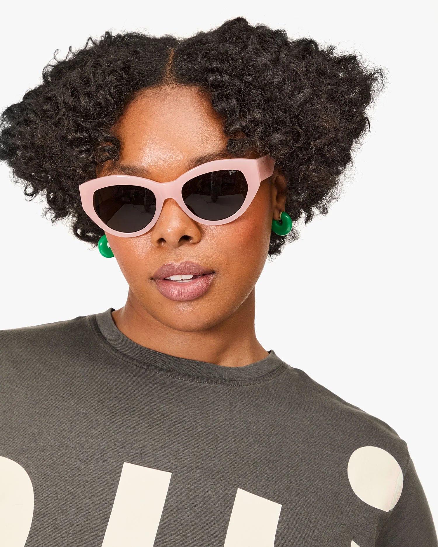 Sophia Sunglasses in Blush, from Clare V