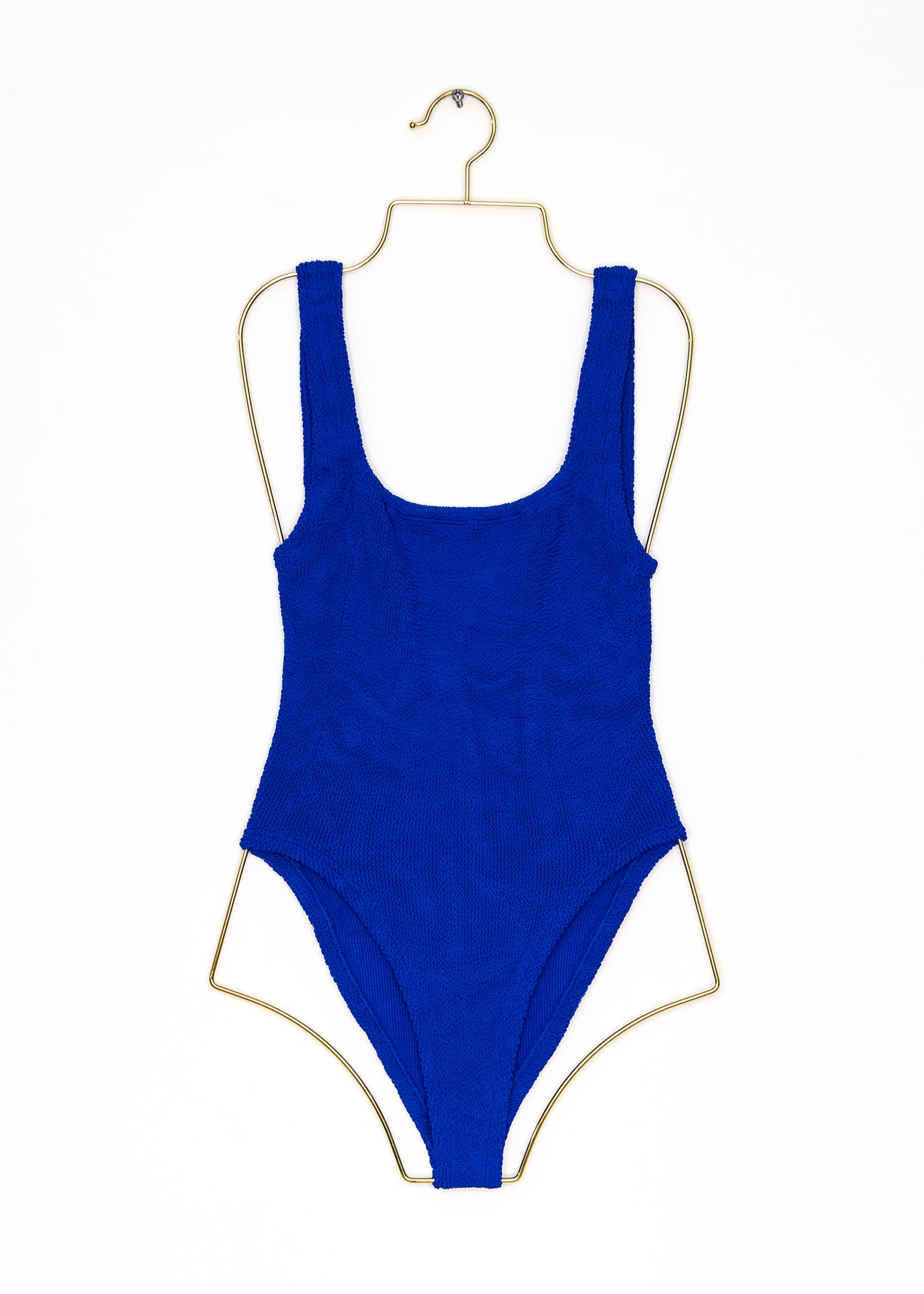 Square Neck Swim in Royal Blue, from Hunza G