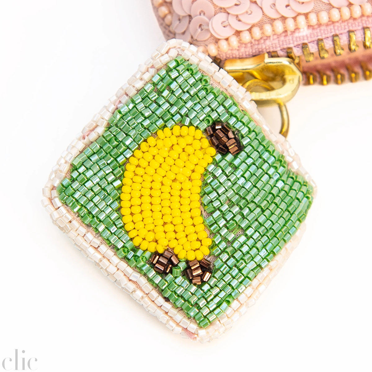 Stamps Sequins Pouch, from Olivia Dar