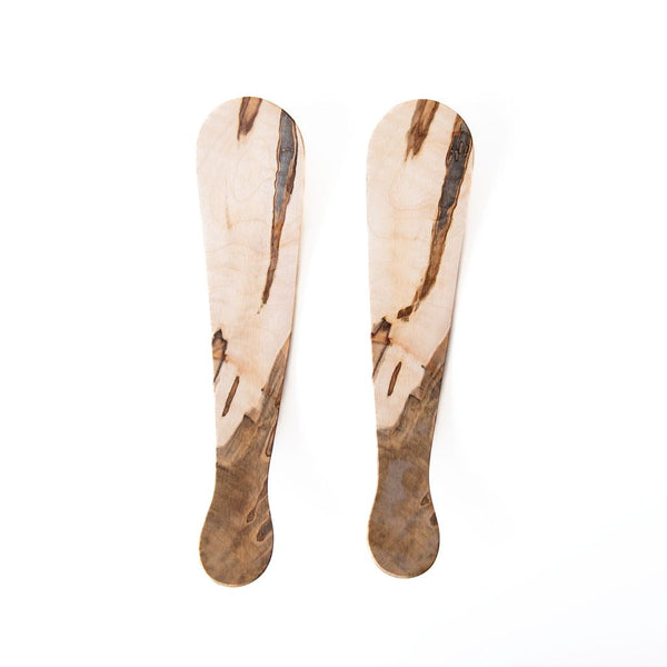 Spalted Salad Servers, from Petermans
