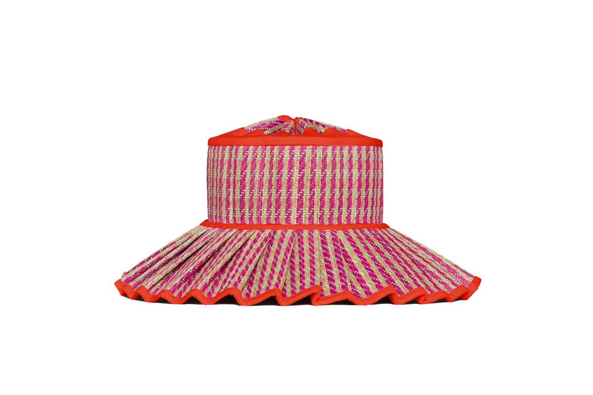 Sweet Life Luxe Capri Hat in Tangerine, from Lorna Murray