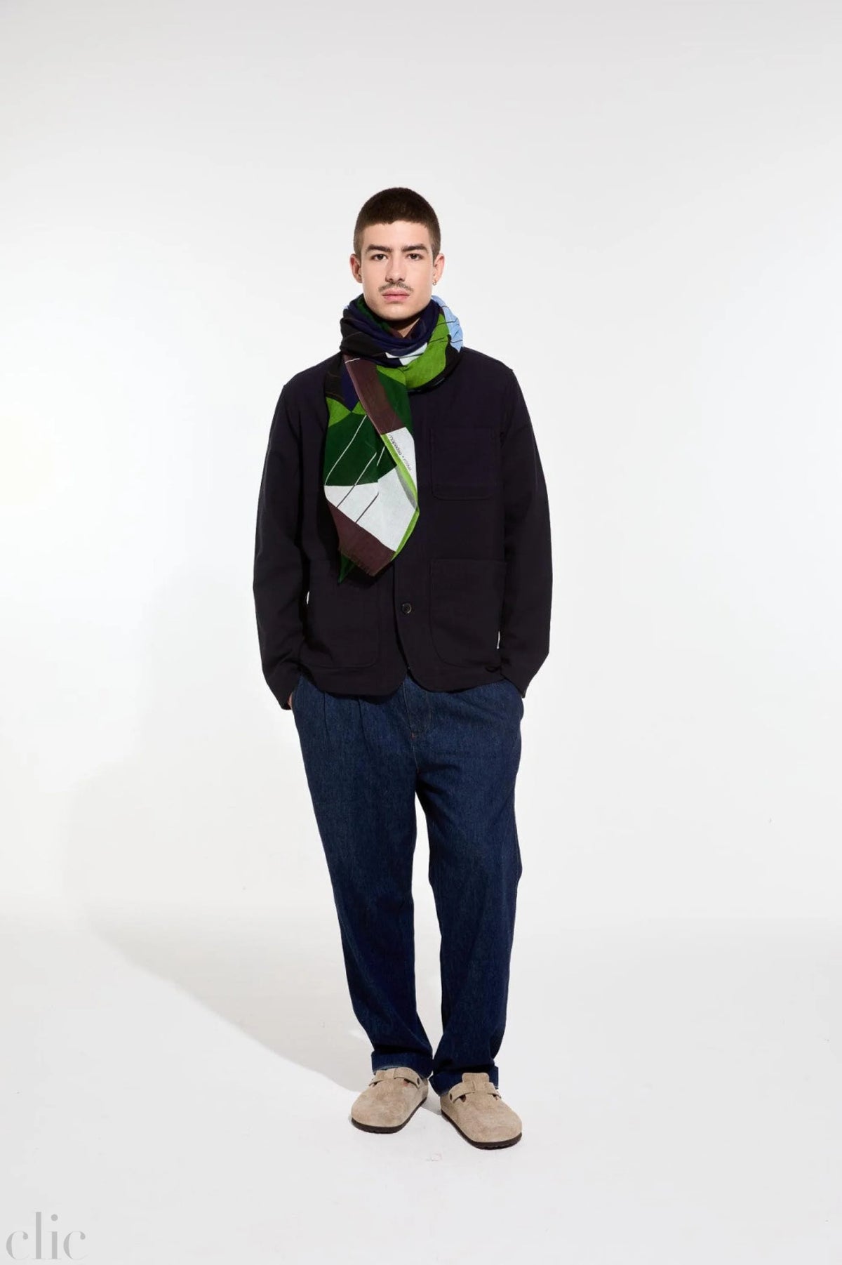 Forma Scarf in Teal, from Mapoesie