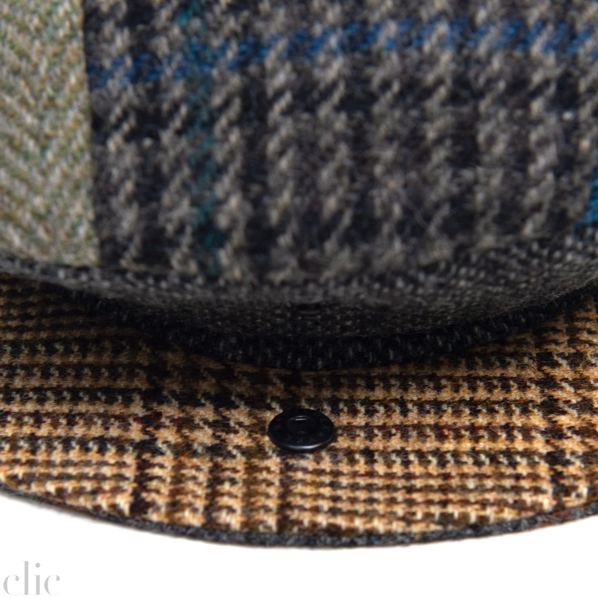 Vintage Tweed Patchwork Cap, from Hanna Hats