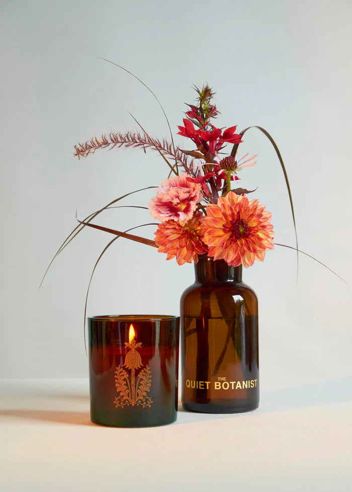 Candle in Moody Blooms, from The Quiet Botanist