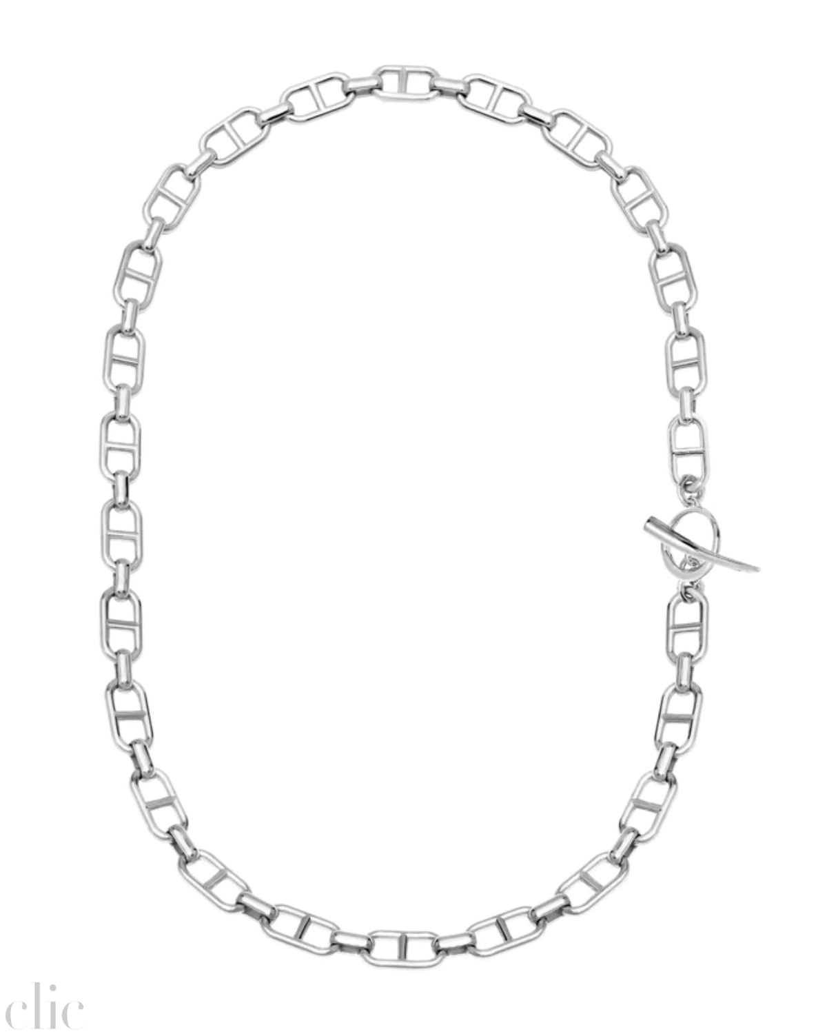 15mm Stirrup Chain Necklace in Sterling Silver, from Gabriela Artigas