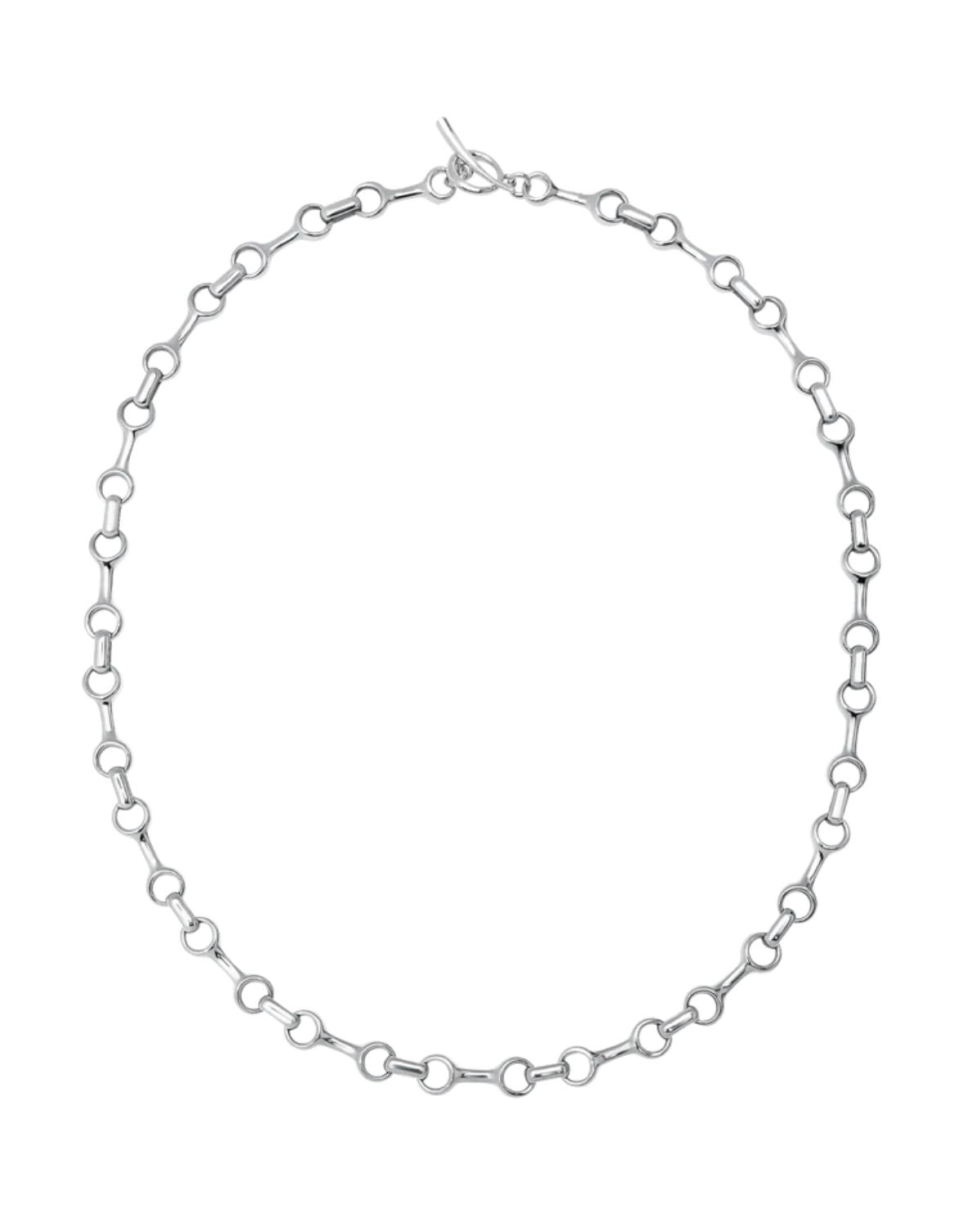 15MM Double Bean Necklace in Sterling Silver, from Gabriela Artigas