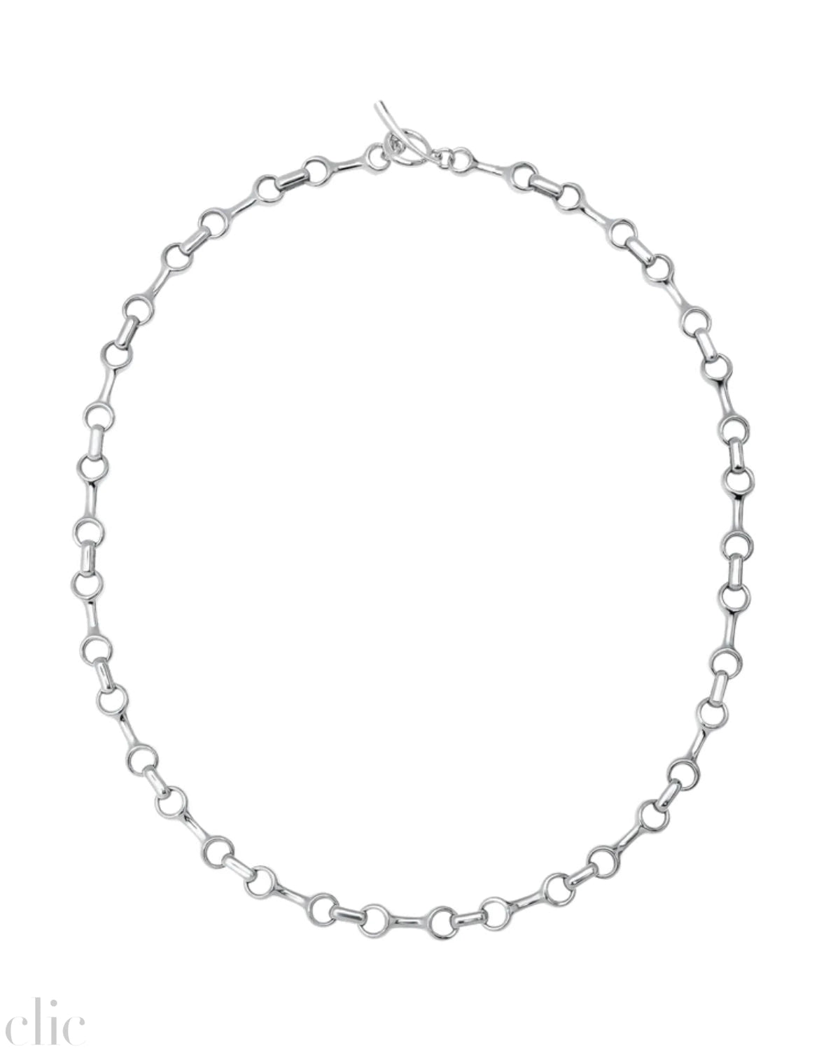 15MM Double Bean Necklace in Sterling Silver, from Gabriela Artigas