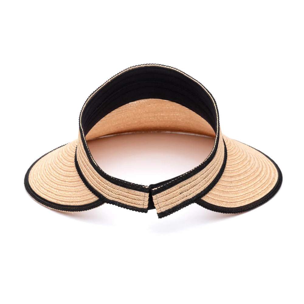 Trixie Hat in Camel and Black, from Eugenia Kim