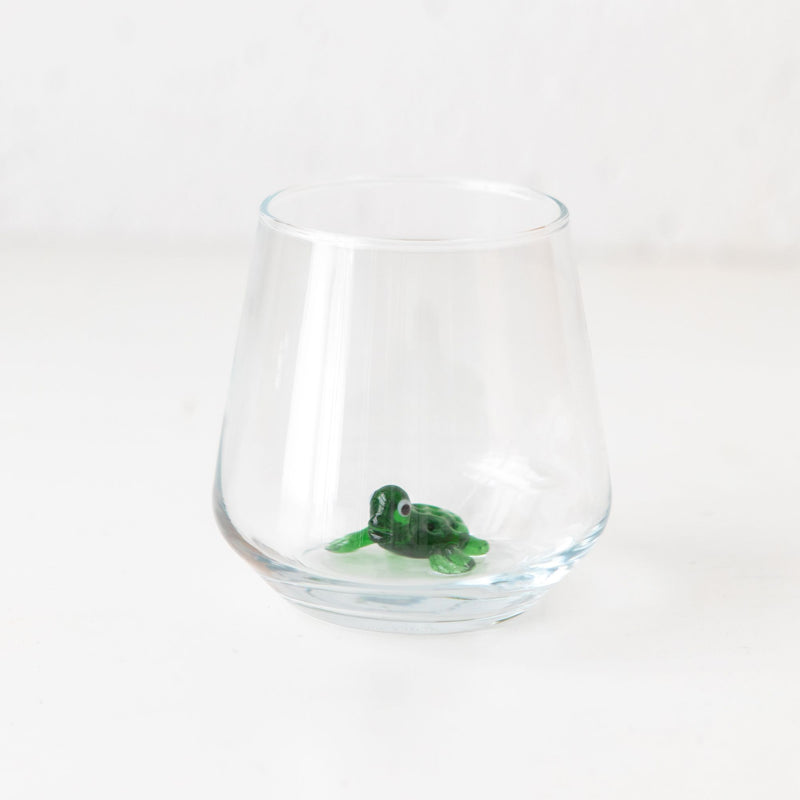 Turtle Drinking Glass, from Minizoo
