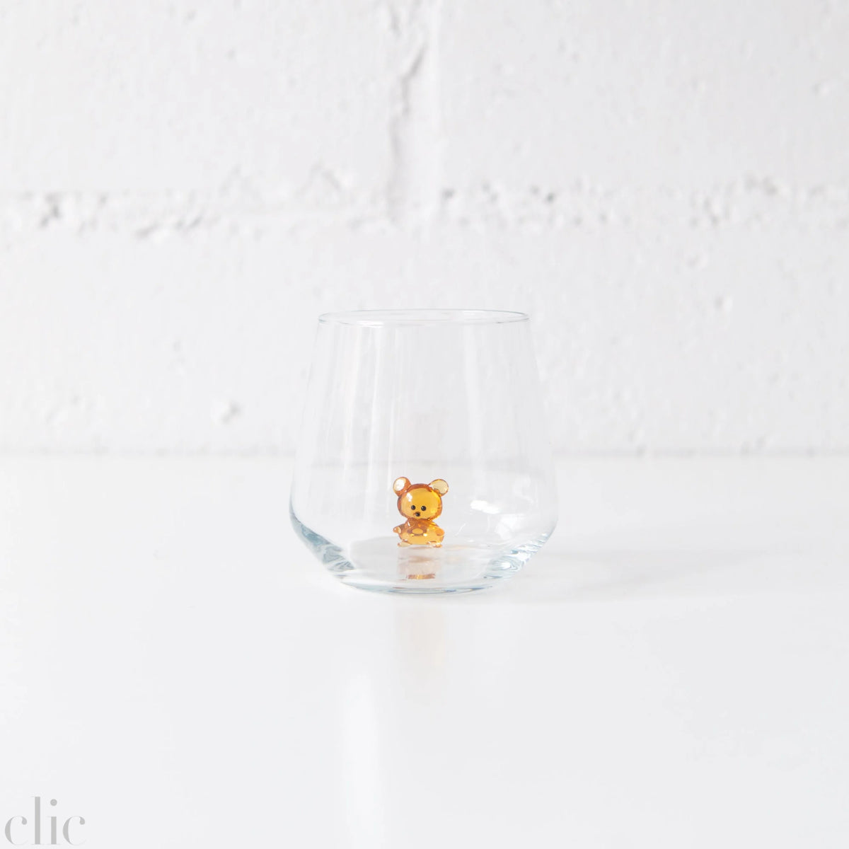 Teddy Bear Drinking Glass