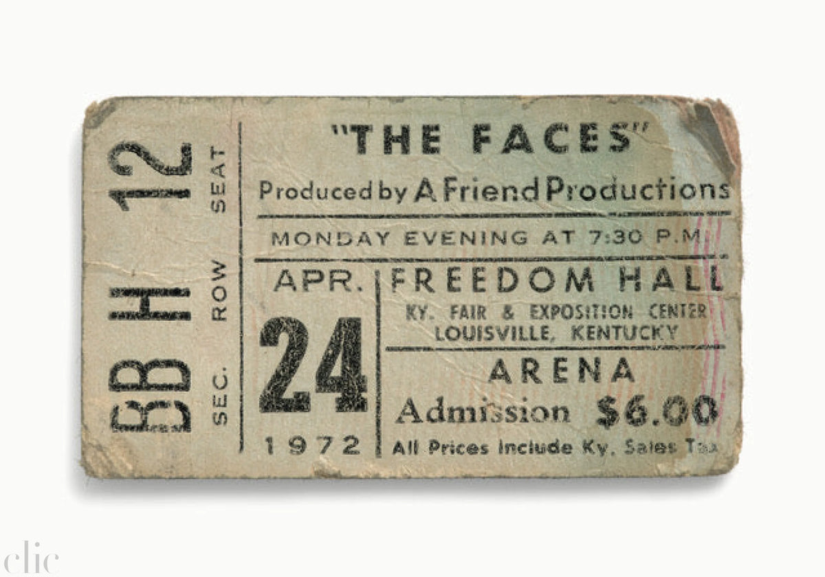 The Faces, Freedom Hall, Louisville, KY 1972 by Blaise Hayward
