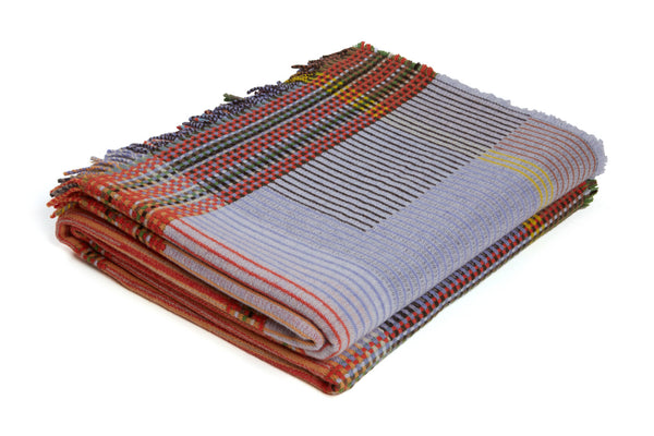 Wollstonecraft Pinstripe Throw in Pale, from Wallace Sewell