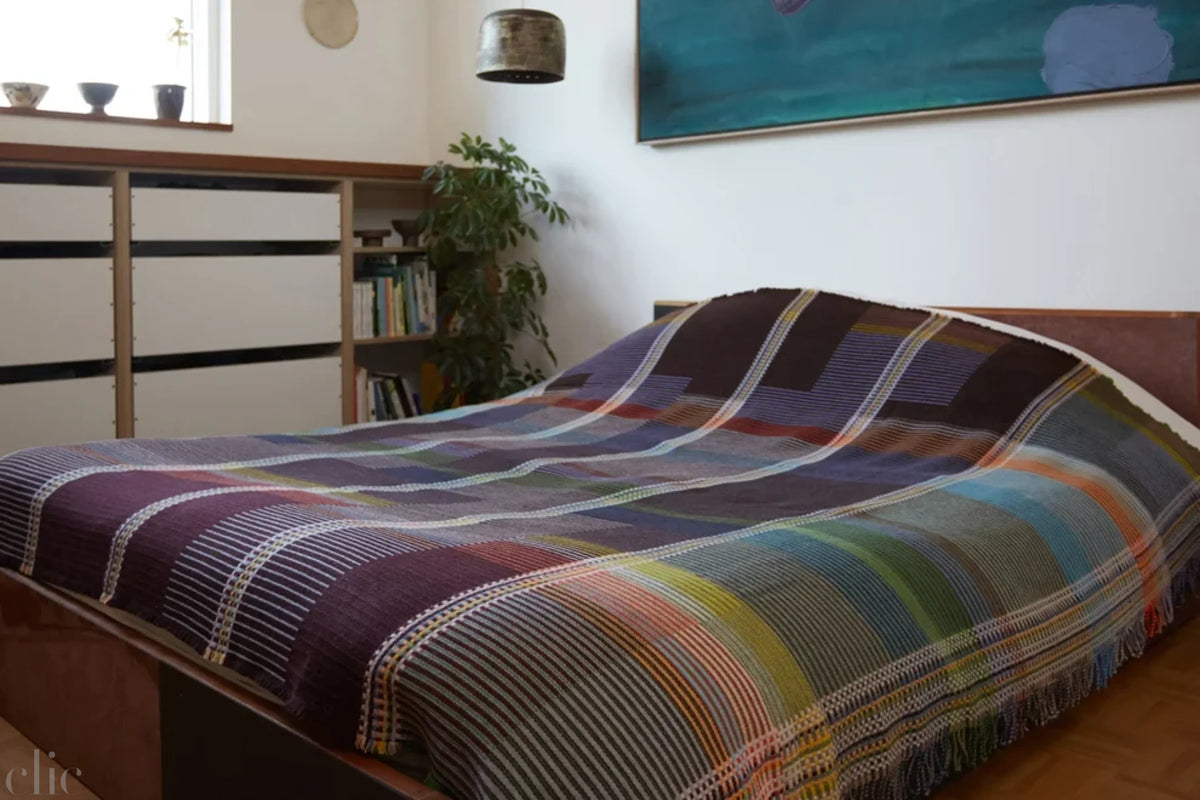 Florence Pinestripe Throw, from Wallace Sewell