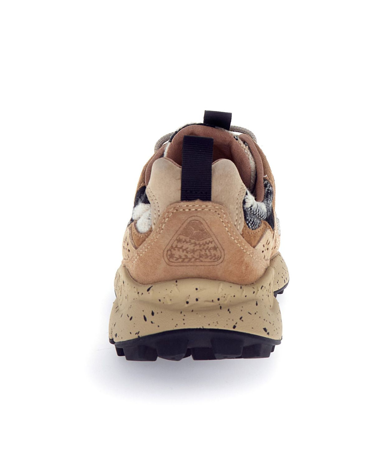 Yamano 3 Suede & Woolen Knitting Braids Cheques Mud-Light Brown, from Flower Mountain