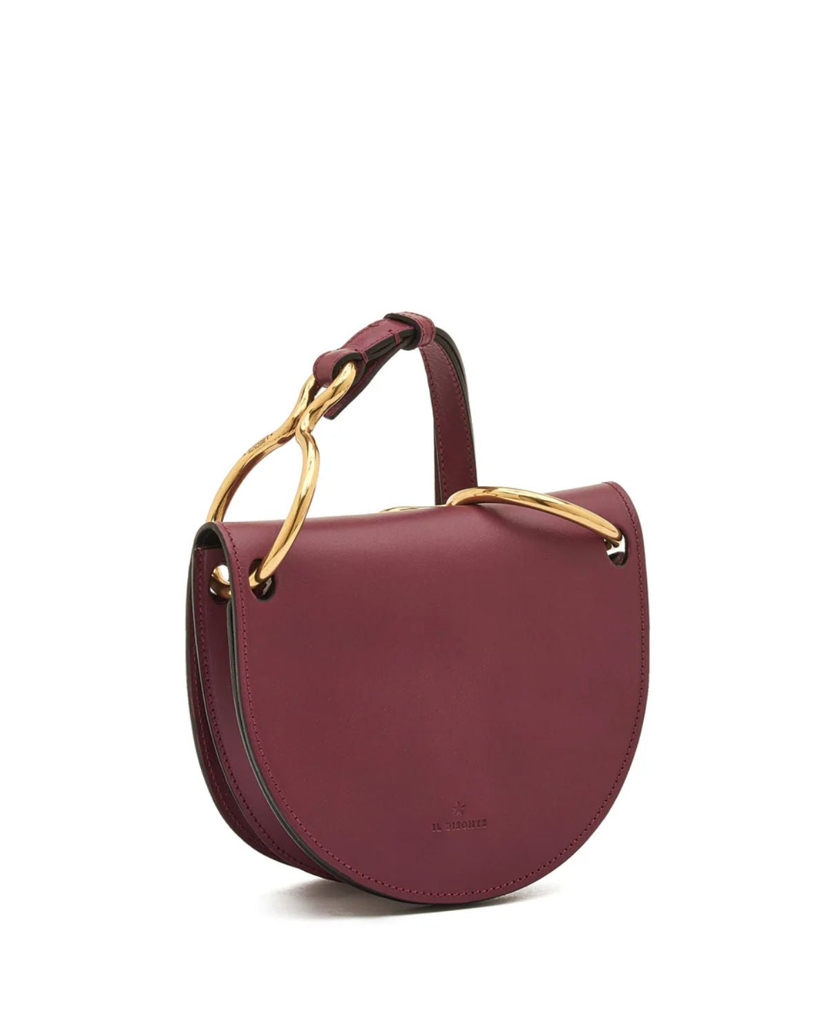 Small Consuelo Crossbody Bag in Black Cherry, from Il Bisonte