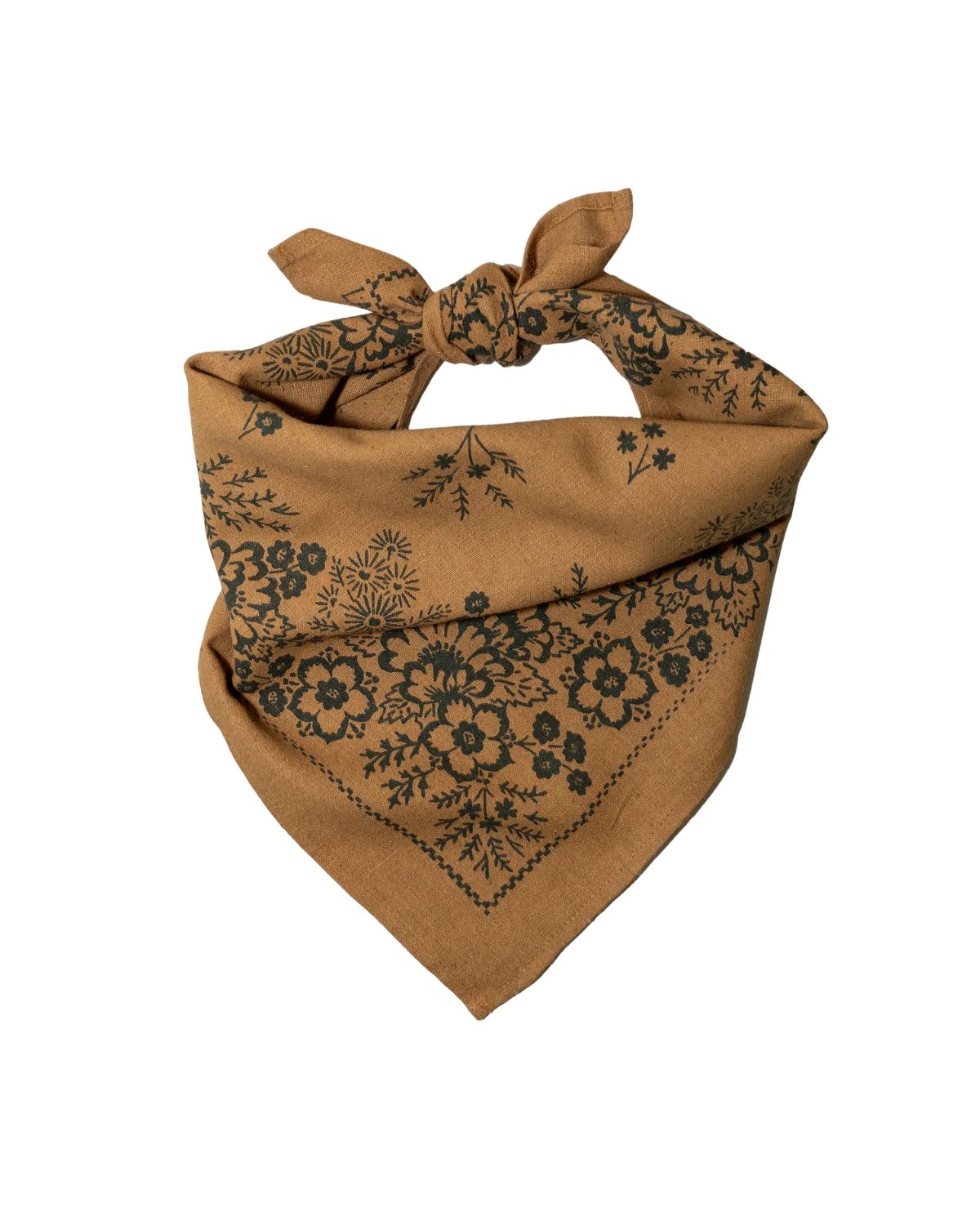 Silk Bandana in Ochre, from Last Chance Textiles