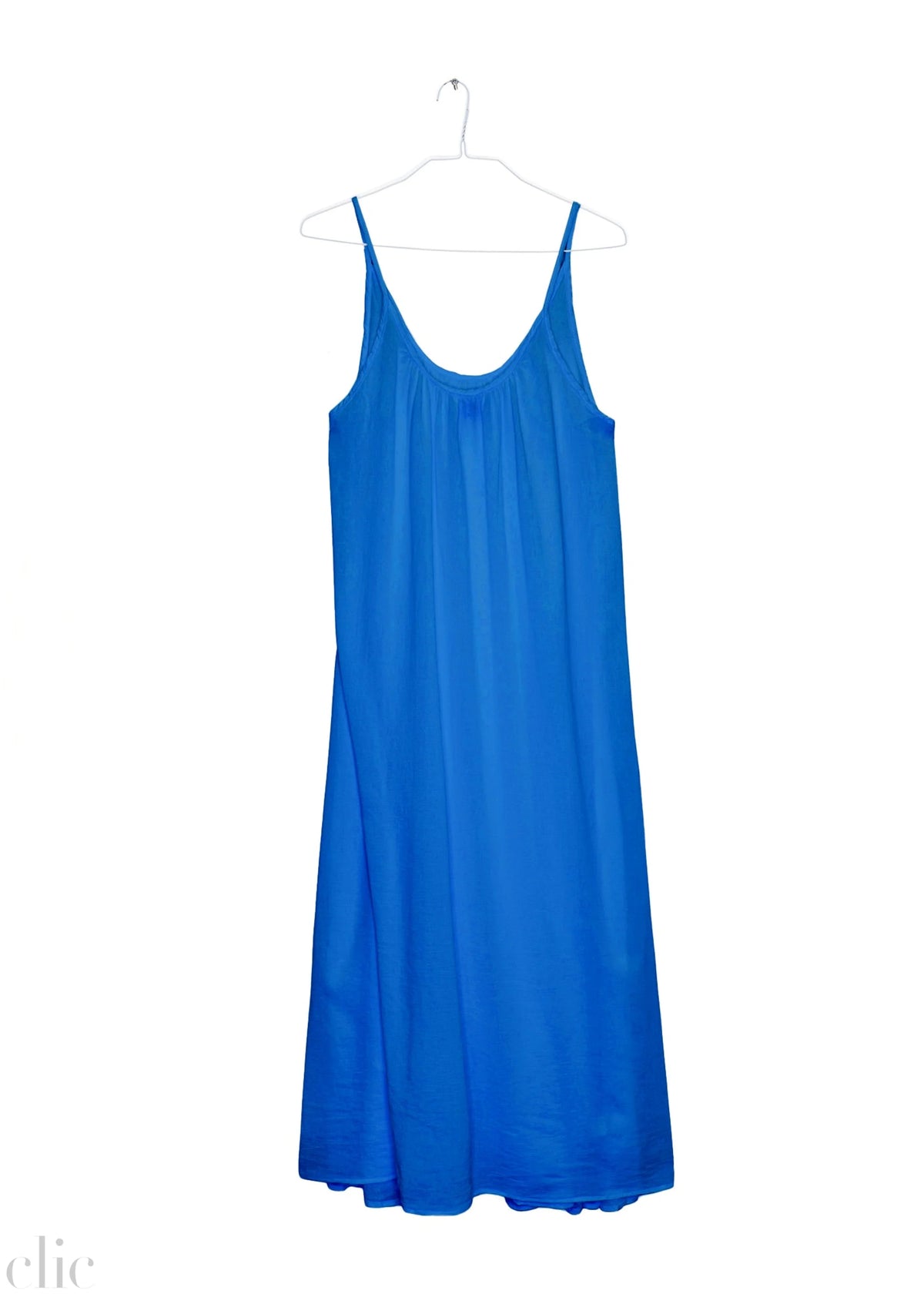 Tulum Cotton Dress in Moroccan Blue, from 9 Seed