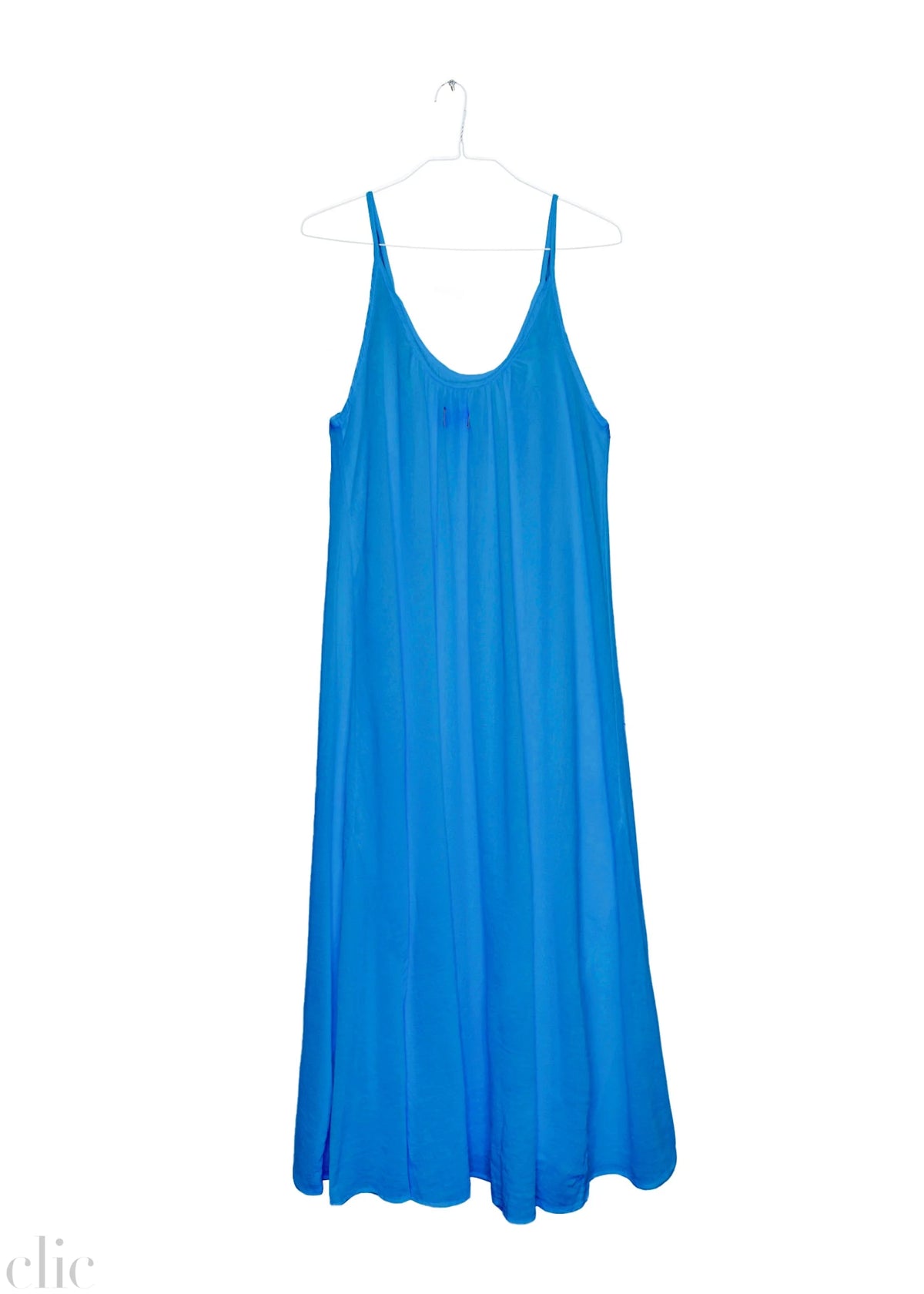Tulum Cotton Dress in Moroccan Blue, from 9 Seed