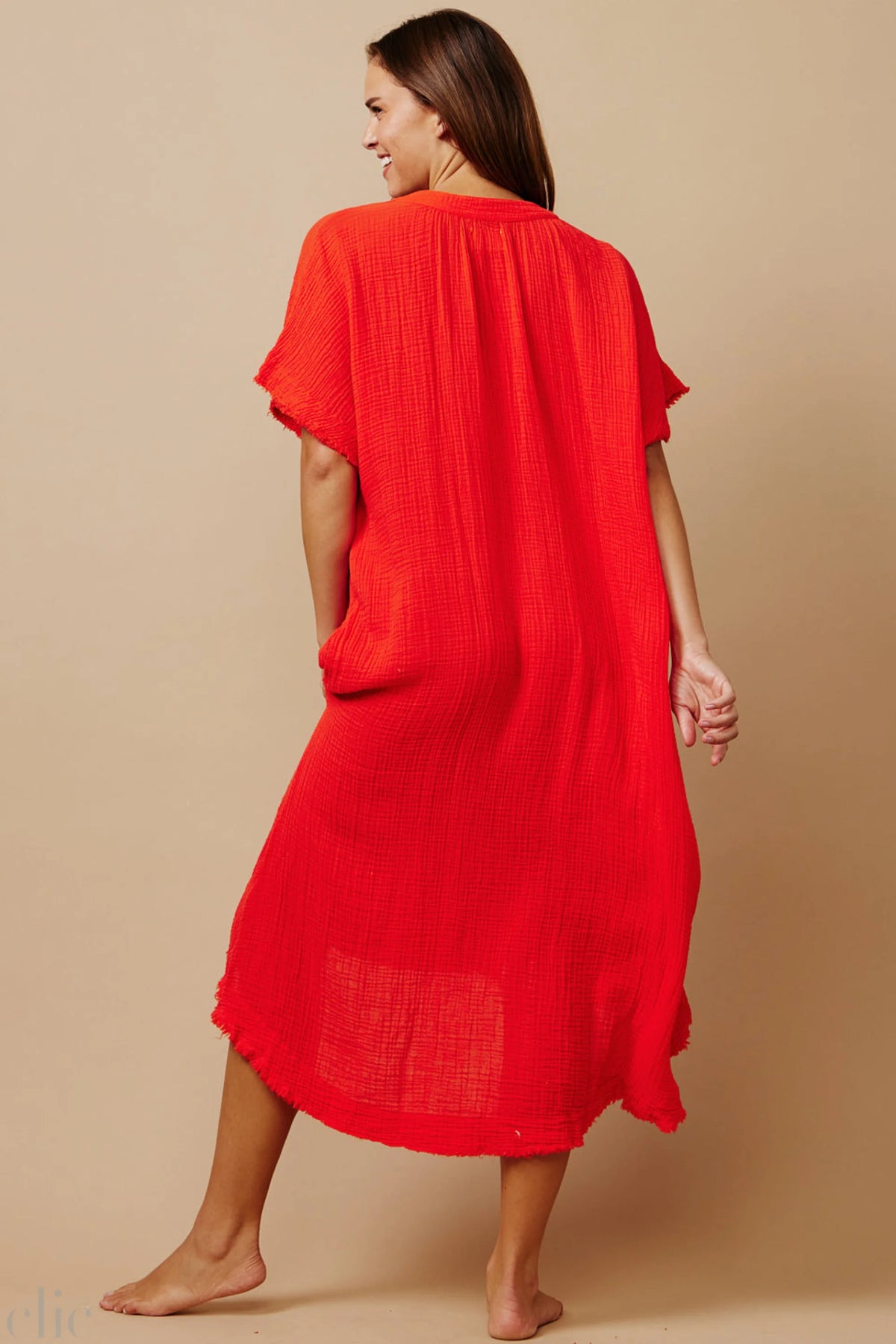 Tunisia Dress in Dahlia, from 9 Seed