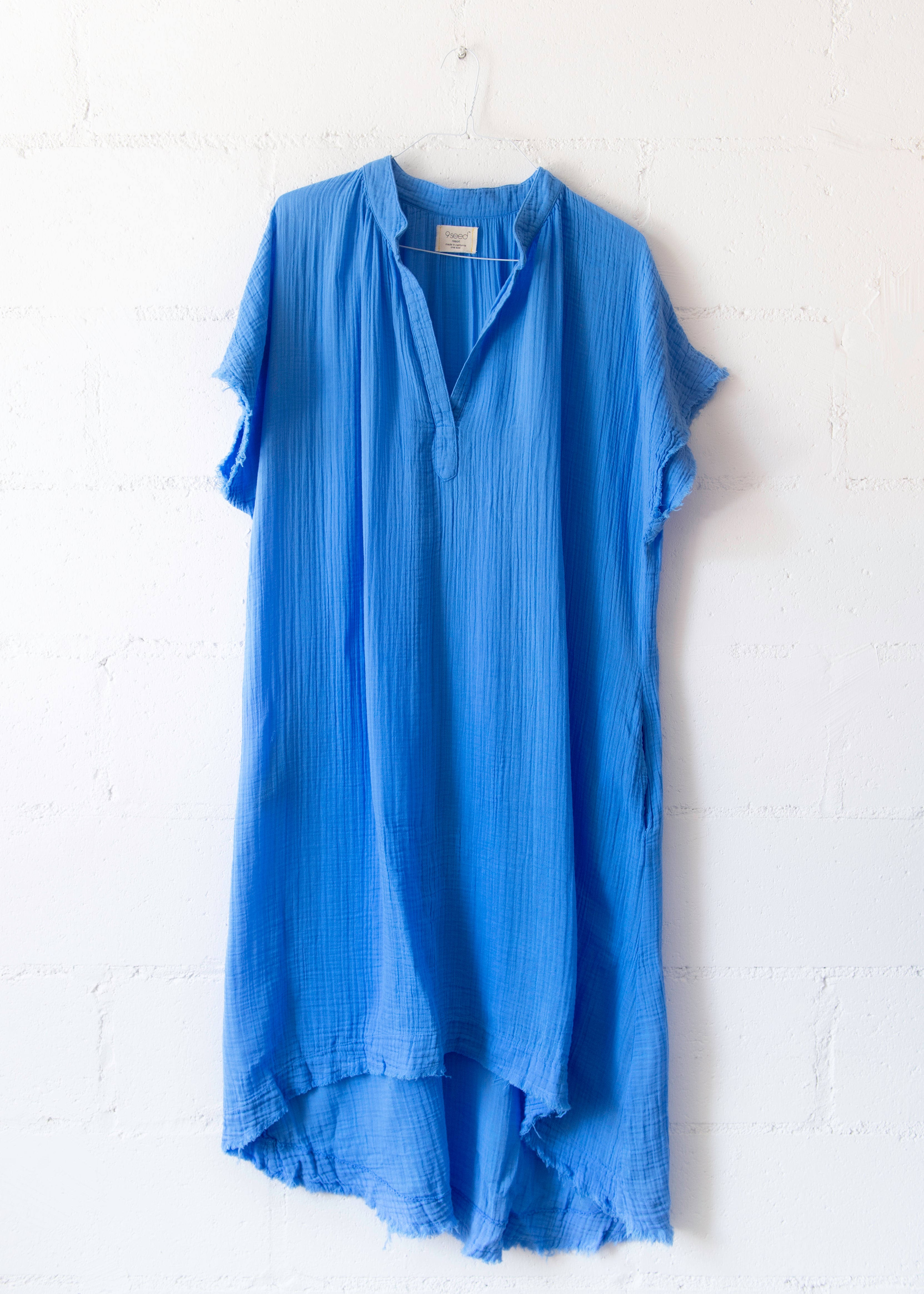 Tunisia Dress in Moroccan Blue, from 9 Seed