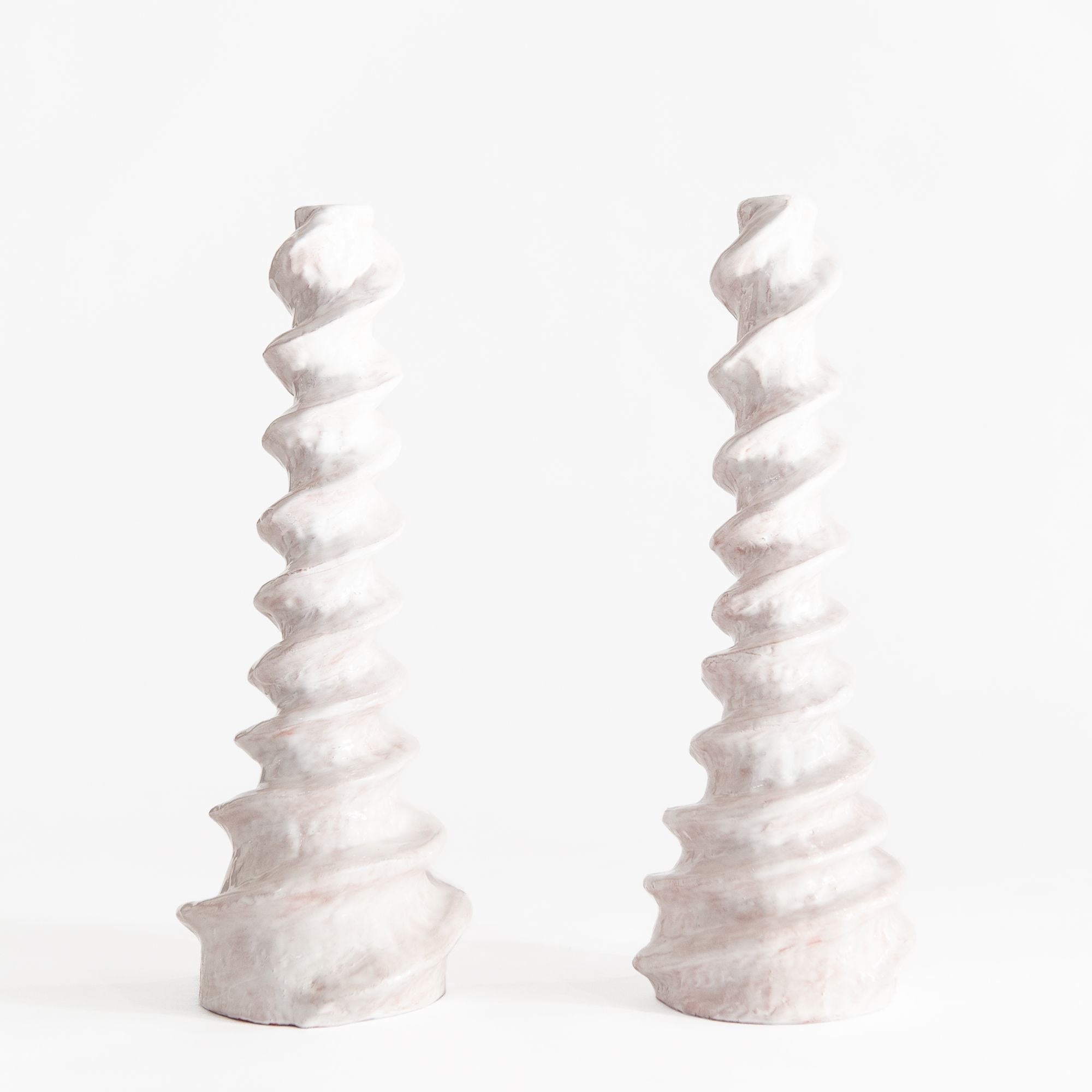 Pair of Ithaka Candlestick Holders, from Ellen Robinson