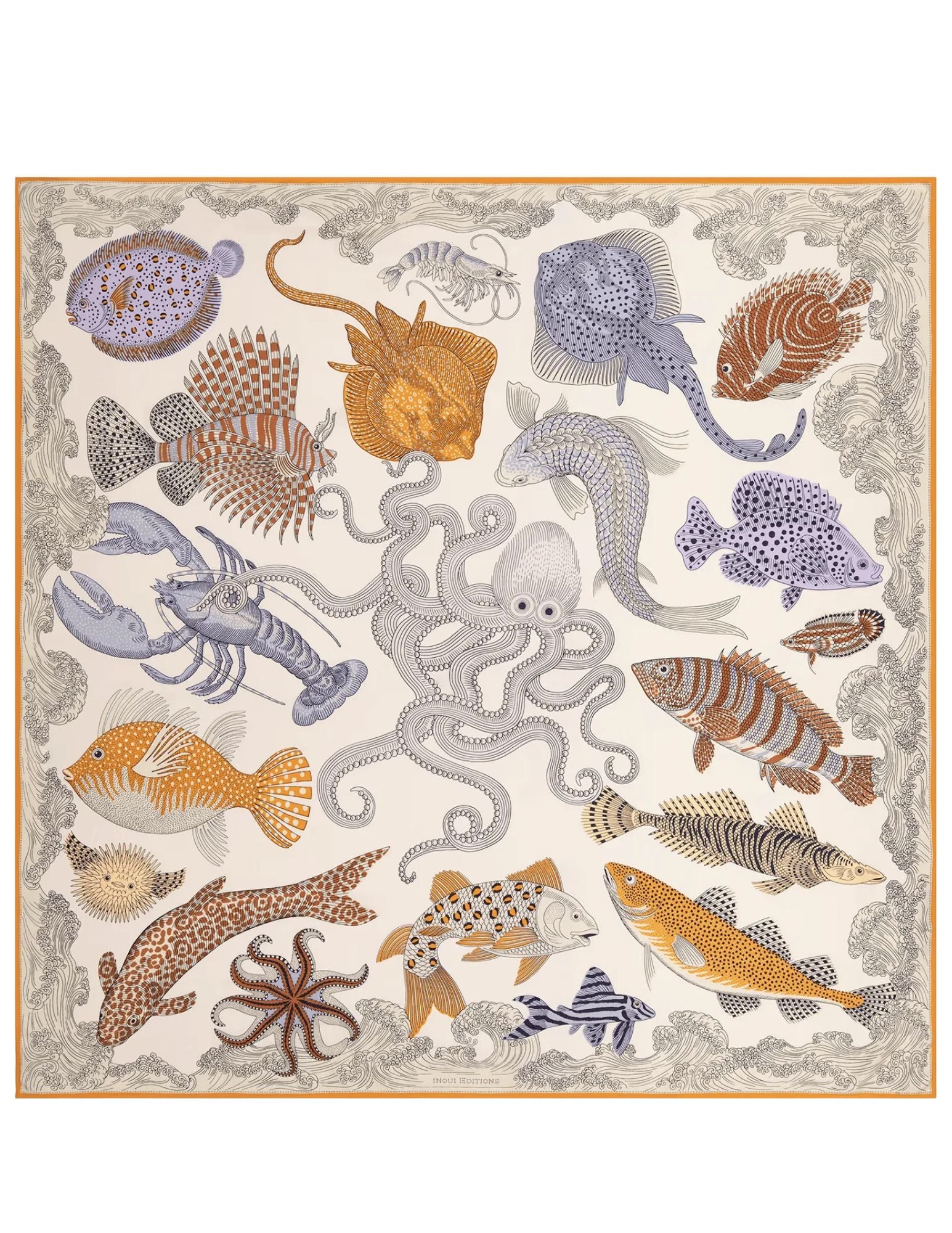 Poseidon Scarf in Pastel, from Inoui Editions