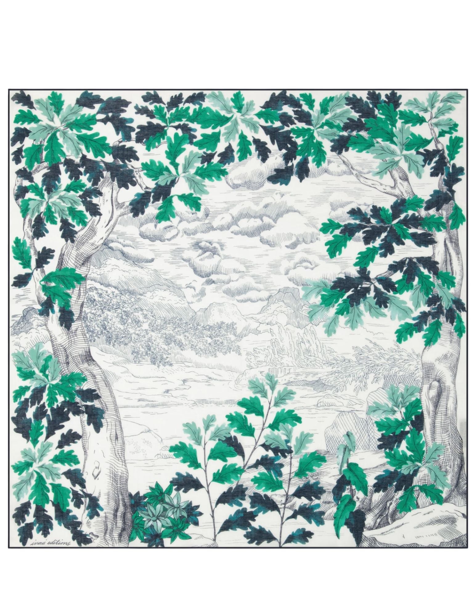 Carre 100 Amboise in Emerald, from Inoui Editions