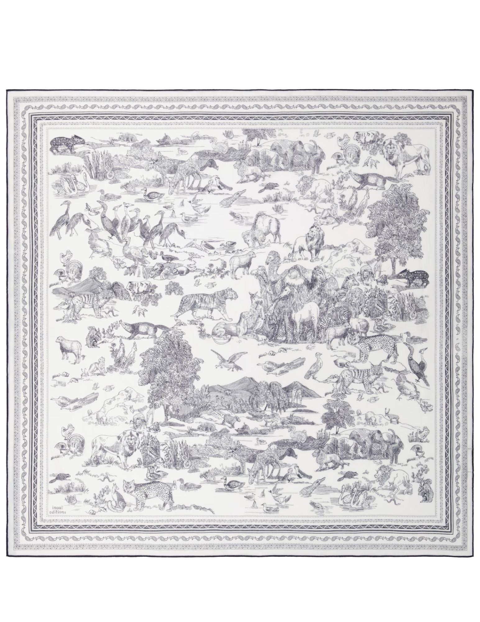 Carre 130 Reverie in White, from Inoui Editions