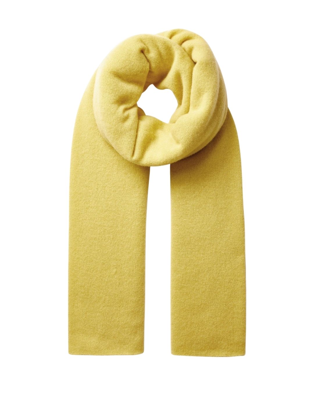 Cashmere Travel Wrap in Yellow Sunbeam, from White & Warren