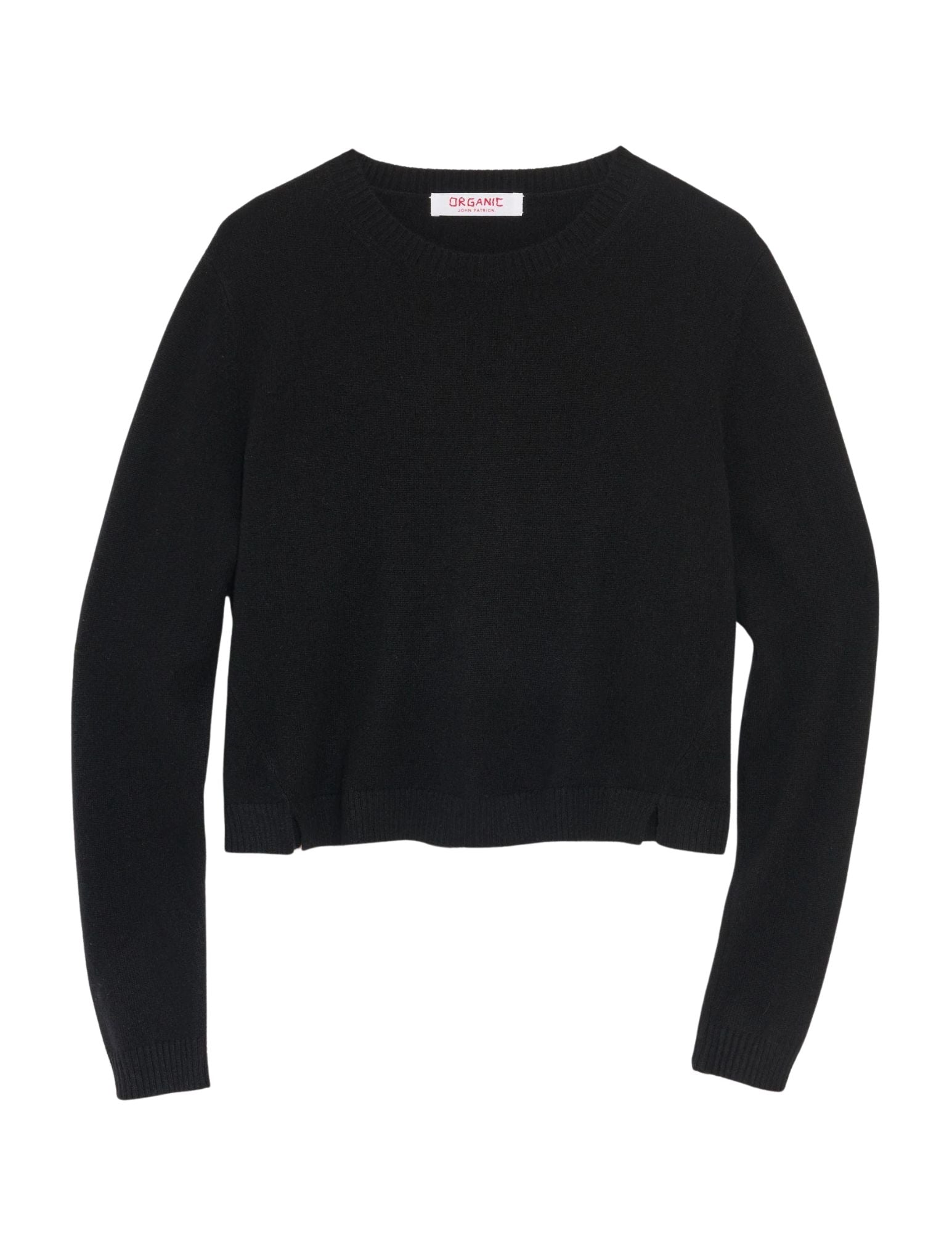 Crop Jumper Cashmere in Black, from Organic by John Patrick