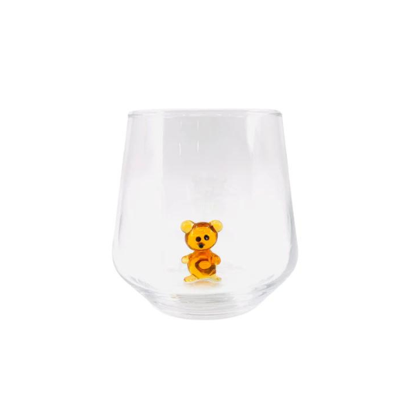Teddy Bear Drinking Glass, from Minizoo
