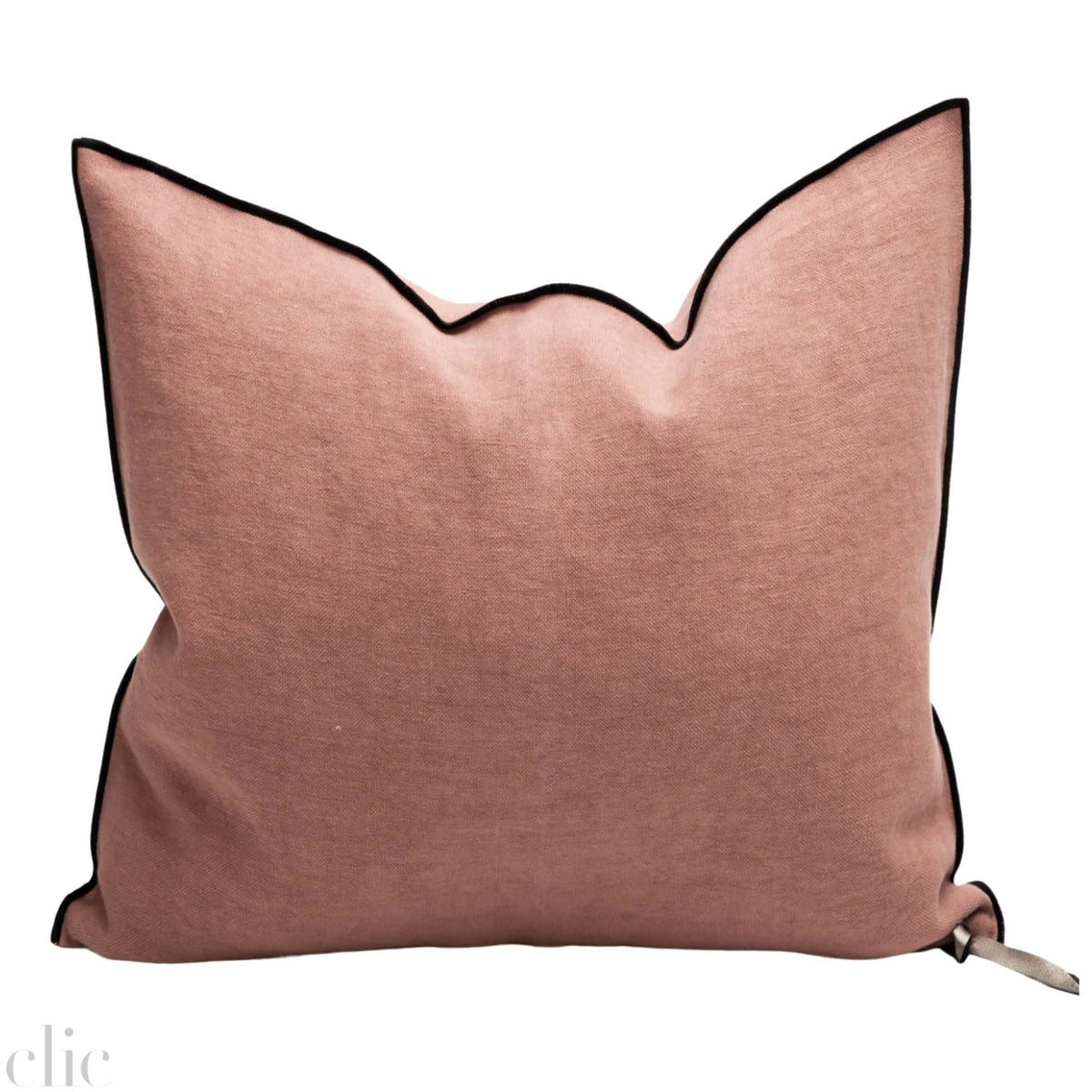Stone Washed Bois de Rose Pillow 26x26, from Maison De Vacances
