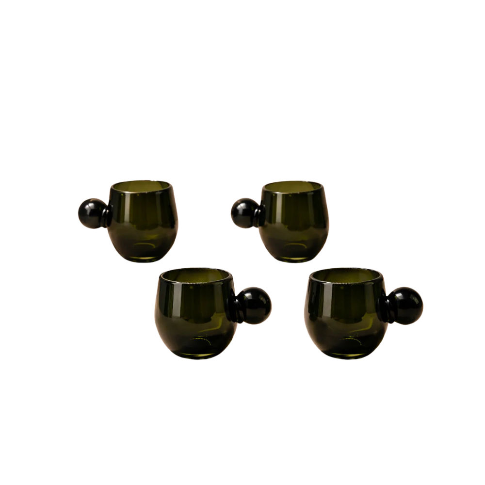 Potosi Set of 4 Glasses in Green