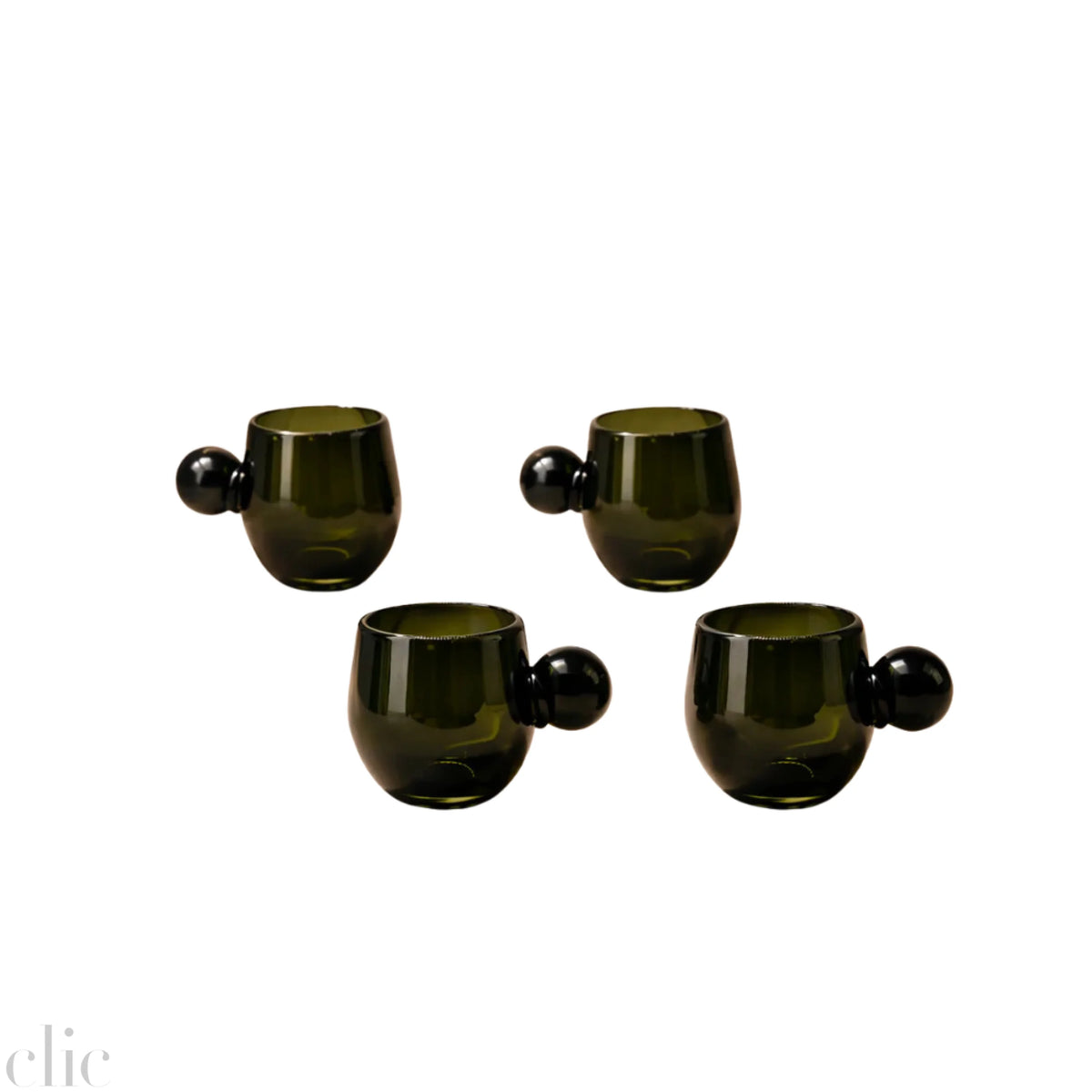 Potosi Set of 4 Glasses in Green