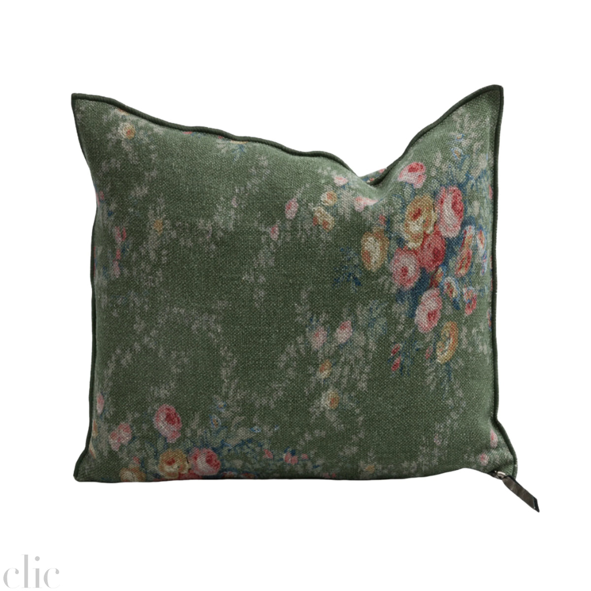 Wabi Sabi Pompadour Laurier Pillow 20x20, from Maison de Vacances